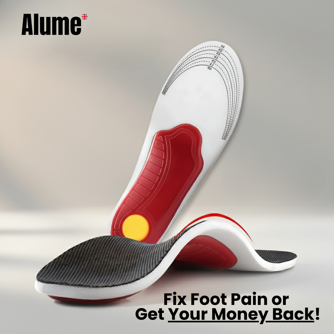 Alume™ | Orthopedic Support Insoles - End foot pain in 7 days or less